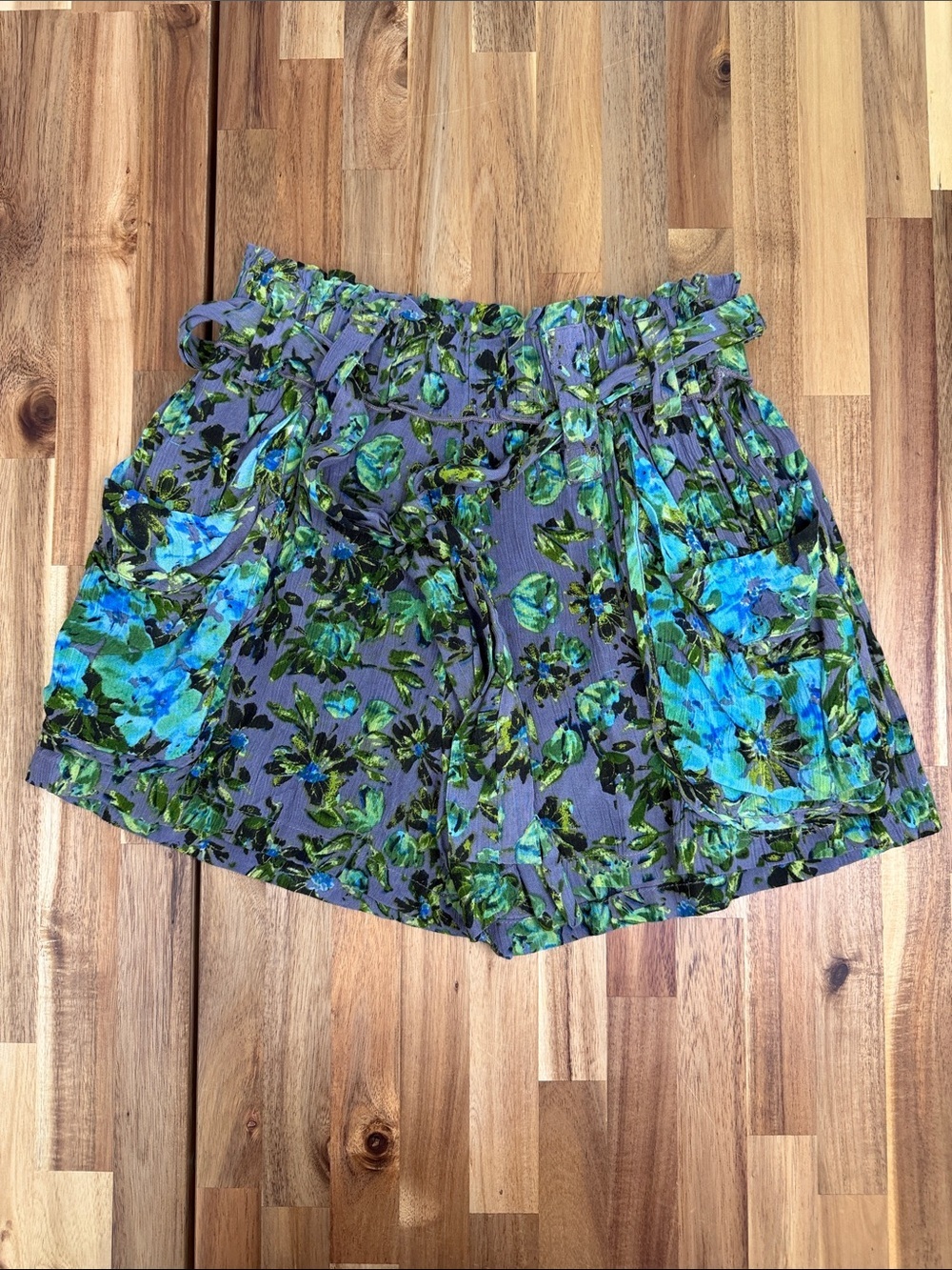 Free People One Floral Flowy Shorts
